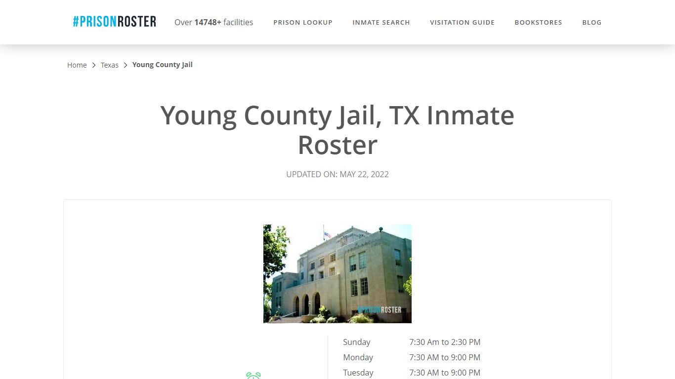 Young County Jail, TX Inmate Roster